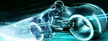 Light cycle from Tron: Legacy